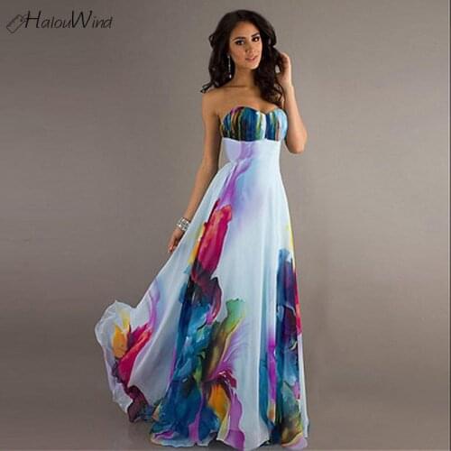 HalouWind Summer Chiffon Dresses