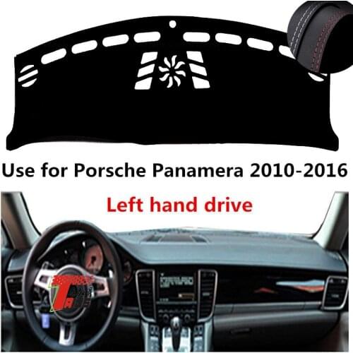TAIJS Factory Classic Sport Leather Car Dashboard Cover For Porsche Panamera 2010 2011 2012 2013 2014 20152016 Left hand drive