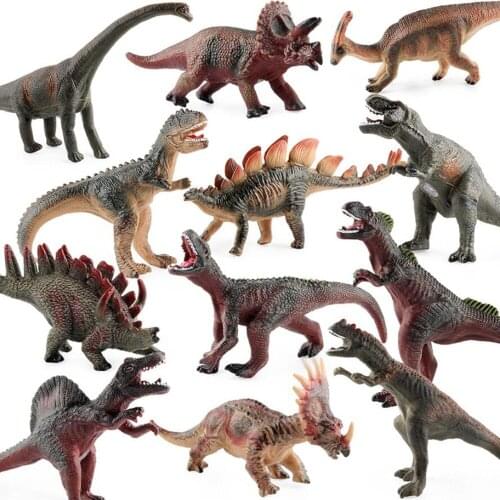 Large Simulation Animal Model Figure Doll Kids Toys Dinosaur Pterosaur Velociraptor Tyrannosaurus Cognitive Ornaments Gift