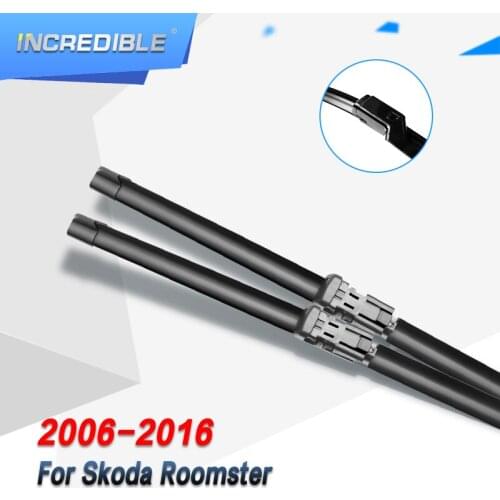 INCREDIBLE Wiper Blades for Skoda Roomster 21"&21" Push Button 2006 2007 2008 2009 2010 2011 2012 2013 2014 2015 2016
