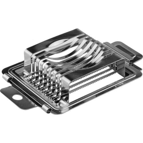 Newest Egg Cutter Stainless Steel Egg Cutter Multifunctional Fruit Slicer Kitchen Supplies #OW