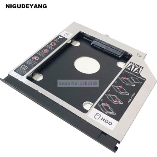 SATA 2nd Hard Drive SSD HDD Module Caddy Adapter for Acer Aspire E5-422G E5-432G E5-473G K4000 With Bezel and Bracket