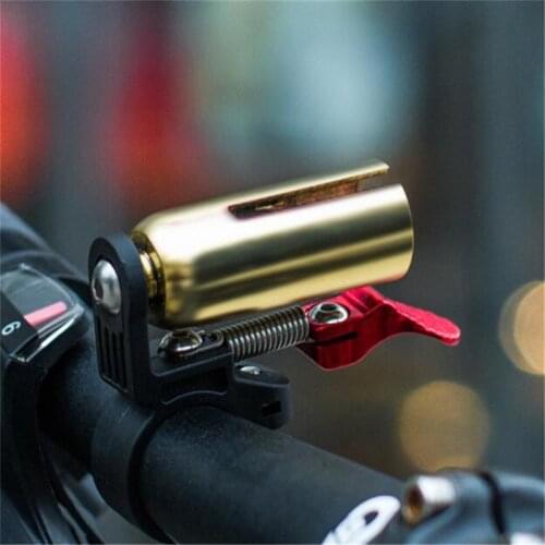 ROCKBROS MTB Road Bicycle Bike Bell Warning Alarm Cycling Handlebar Copper Portable Safety Horn Finger Ring Bike Accessories