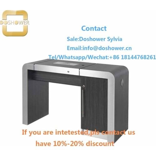 Modern nail salon furniture with uv light gel polish for nail equipment manicure table