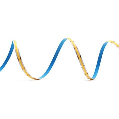 Super Bright Flexible COB LED Light Strip 12V 24V CRI 90 Soft LED Tape 528LEDs/m 1m 2m 3m 4m 5m 6m 7m 10mm Width for Decorating