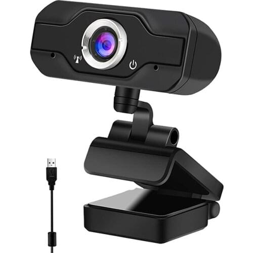 FHD 1080P USB Webcam Web Camera Video Driver-free for Online Teaching Live Broadcast Home Office Video Call Computer Video Camer