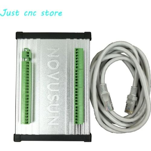 CNC MACH3 Ethernet port triaxial control card used for engraving machine aluminum housing speed controller dc pwm