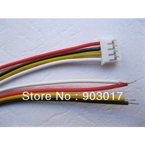 600 pcs PH 2.0mm 4 Pin Female Polarized Connector with 26AWG 7.9inch 200mm Leads
