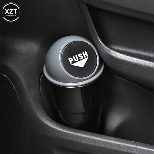 Car Trash Can Auto Door Seat Back Visor Trash Bin Paper Dustbin Ashtray Auto Organizer Storage Box Garbage Rubbish Holder