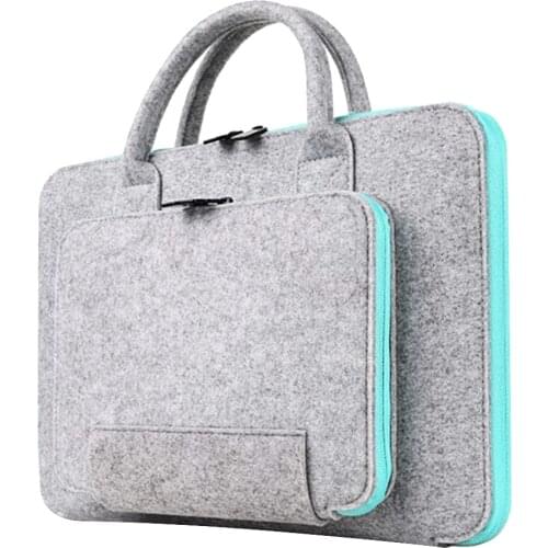 Besegad Laptop Handbag Bag Travel Carrying Sleeve Pouch Case Cover Bag for Apple Macbook Air Pro 11 12 13 13.3 15 15.4 17 inch