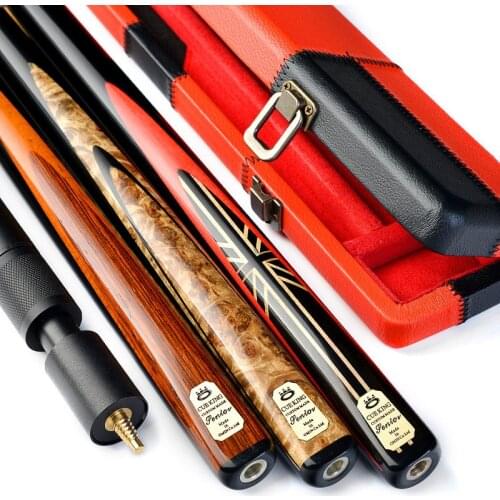 Omin Handmade EVOLVER Snooker Cue With Case Telescopic Extension Ash Shaft 9.8mm 11.5mm Tip Stainless Joint Billiards Cue Stick