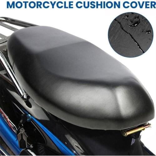 Motorcycle Seat Cushion Cover Waterproof Dust Protector Motorcycle Scooter Seat Cover Protector With Hook Motorcycle Accessories