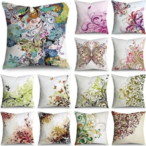 Mandala Geometric Pattern Pillow Case 45 * 45cm Polyester Bohemian Home Sofa Soft Decoration Cushion Cover coussin rectangulaire