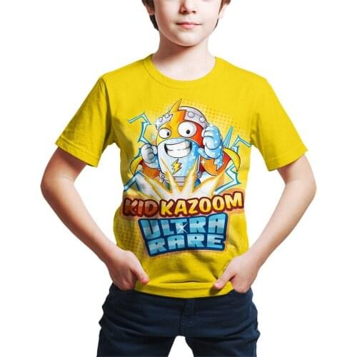 Super Zings T-Shirt Kids Toddler Anime Game 3d Printed Summer Fashion Boys Girls Superzings Tshirt Children Clothes Unisex Tops