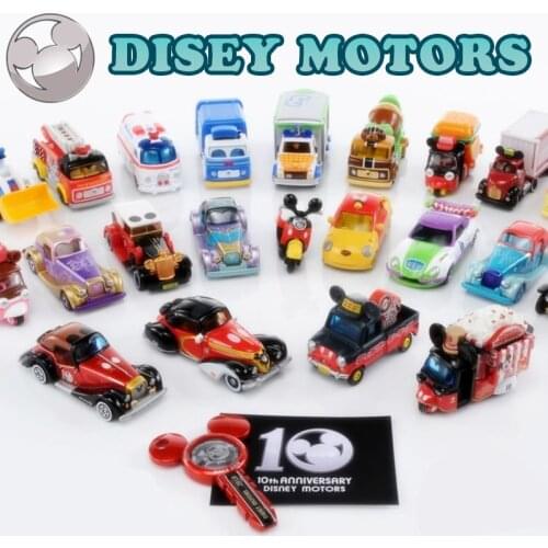 Takara Tomy Tomica Disney Series Anime Figure Car Woody Alien Buzz Lightyear Pop Diecast Baby Toys Funny Kids Bauble
