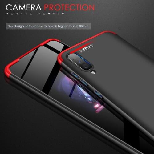 GKK for Samsung Galaxy A40 A50 A60 A70 Case 3 in 1 All-inclusive Shockproof Hard PC Matte Cover for Samsung A40 A50 A60 70 Funda