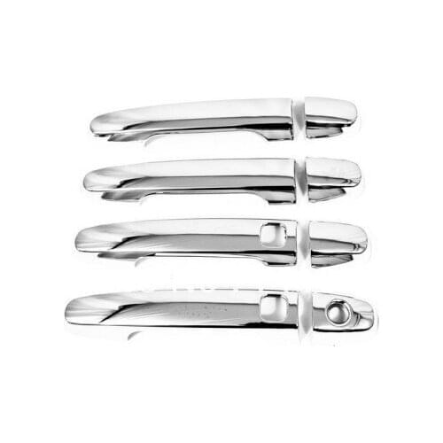 Chrome Door Handle Cover With Keyless Access For Toyota Yaris Hatch / Vios Sedan 2005-2009