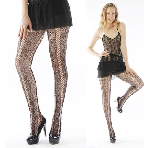 Fashion Girl Women Sexy Lace Tights False High Stocking Pantyhose Fishnet Lace Tights 24112