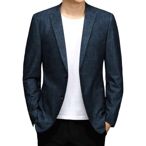 2021 Autunm Men Casual Blazer Jackets Men Solid Wedding Suit Party Suit Male Slim Fit Smart Business Coat Masculino Clothing