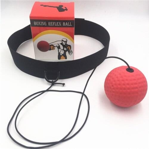 New Arrival Boxing Reflex Ball Head Band Fighting Speed Training Punch Ball Muay Tai MMA Exercise Equipment Accessories