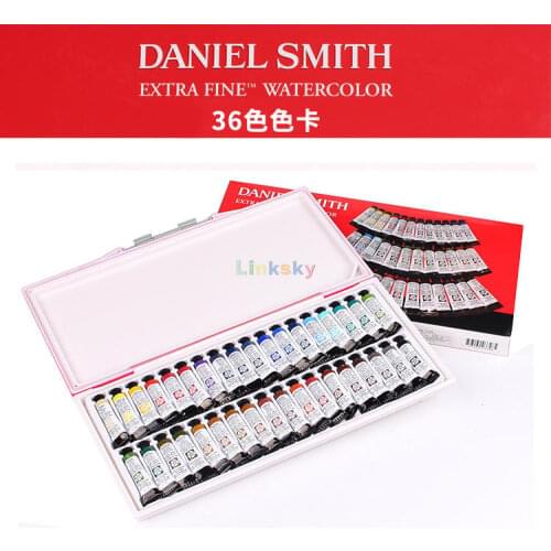 Daniel Smith Extra Fine 12/24/36 Watercolor Box Set - Tubes in 5ml with palette,Essentials Aquarelle Set ,Art supplies