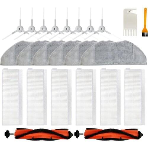 TOP!-Filter Main Side Brush Mop Rag Replacement For Xiaomi MJSTG1 Mijia G1 Mi Robot Vacuum-Mop Essential Cleaner Accessories