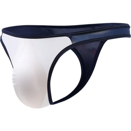 Gay Underwear Men Sexy Ultra-thin Translucent G-Strings Thongs Tanga Men Low-Waist Panties Lingerie Man Briefs Underpants Bikini