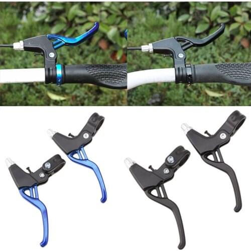 MTB Bicycle Bike Brake Lever Handle Mountain Cycling Brake Levers 2 Finger Mountain Bike Aluminium Alloy V-brake Disc Brake