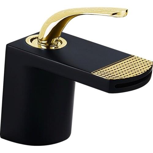 Vidric Bathroom Basin Faucet Hot & Cold Sink Mixer Tap Total Brass White Waterfall Faucet Mixer Tap Bathroom Crane Vessel Tap To