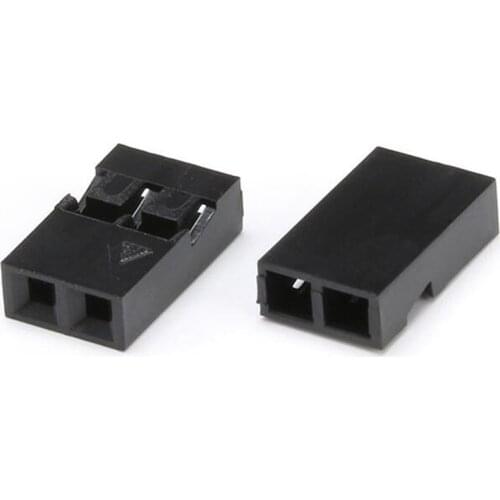 2.0mm DuPont Head Connector Plastic Shell Single Row Plug Housing 2P 3 4 5PIN