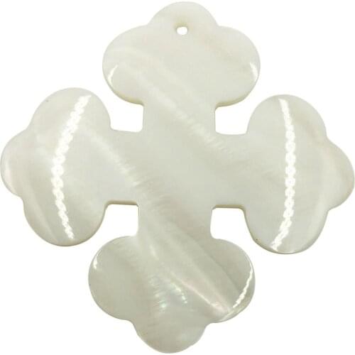 Free Shipping Women Fashion Jewelry Beautiful White Mother of pearl Shell Pendant Bead C8374