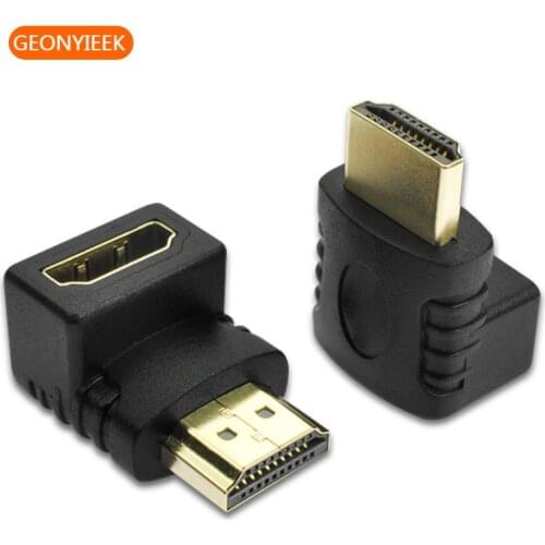 HDMI-compatible Adapter 270 Degree Right Male To Female Converter Extender for PS4 HDTV Projetor Laptop Monitor 1.4 Converter