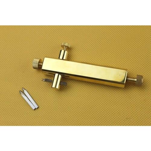 Violin making tools, brass purfling groove knife, Luthier tools