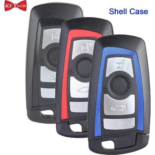 KEYECU 2pcs for BMW CAS4 F Platform X1 X3 F Chassis FEM/ BDC CAS Remote Key Shell Case for YGOHUF5662, YGOHUF5767, YGOHUF5661