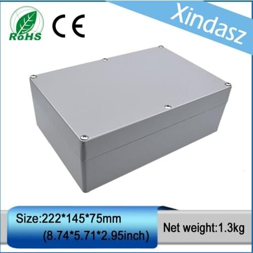 XD0201003 1pcs in stock cast aluminum box aluminum die casting 222*145*75mm