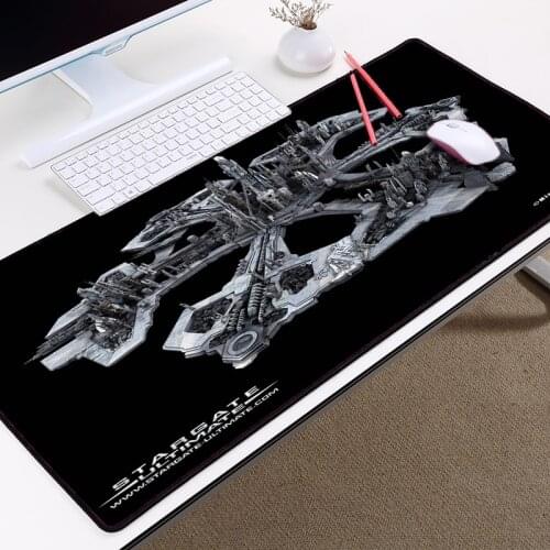 Mairuige TV Show Stargate Earth SG1 Atlantis Station Large Table Mousepad Mat Antiskid Wear Comfortable Soft Gaming Mousepad