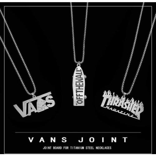 2020 Ins Hot Fashion personality titanium steel necklace street punk nightclub hip hop tide necklace hot sale mens jewelry