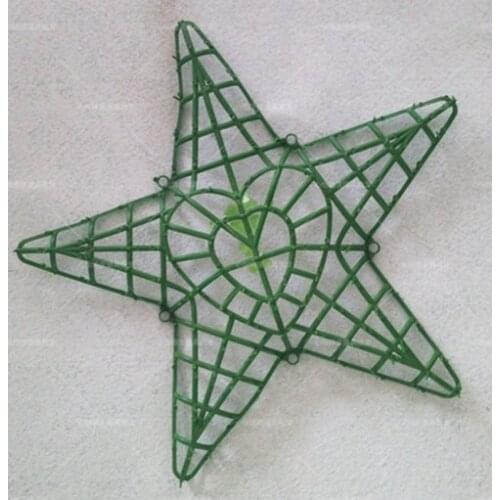 New 1 PC Pentagram Flower wall tile plastic flower shelf LOVE heart-shaped plastic grid shelf wedding flower arrangement props