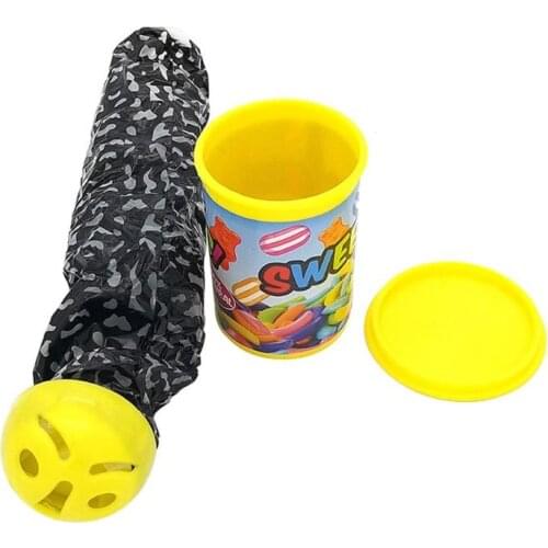 Hot sale fashion Surprised Candy Jar Ejection Barrel Spoof Prank Scare People Toys with Screaming Funny toys brinquedos игрушки