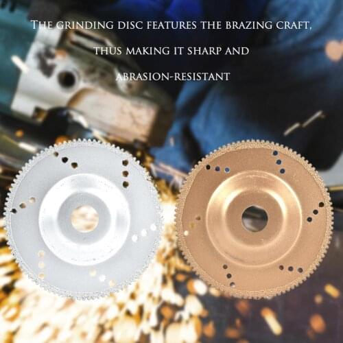 100mm Diamond Coated Grinding Disc 60Mesh Brazing Craft Polishing Cutting Disc Marble Tile Grinding Plate 3.94" Tool Accessories