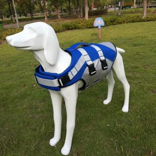 Pet Dogs Life Jacket Outdoor Water Sports Accessory Pool Swimming Drifting Reflective Safety Vest Swimming Suit