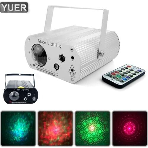 LED RGB Laser Water Pattern Strobe Effect LIight For Stage DJ Disco Indoor Outdoor Party Bar Club Music Restaurant Dance Floor