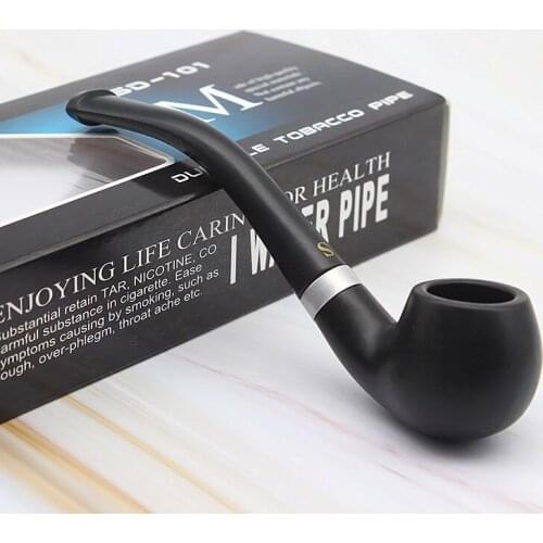 Handy Tobacco Pipe Wooden Smoking Filter Grinder Portable Pocket Herb Pipes Durable Cigarette Accessories Best Gifts