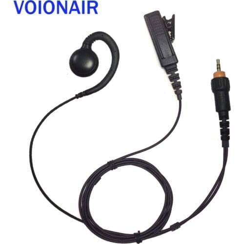 VOIONAIR 10pcs/lot C Shape Ear Hook Earpiece Earphone Headset PTT Mic for Motorola CLP1010 CLP1040 CLP1060 CLP446 CLK446