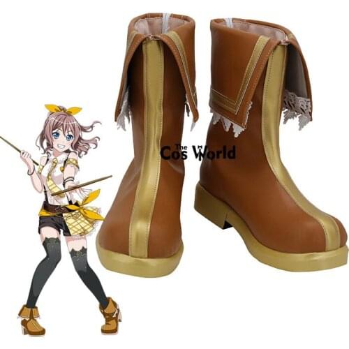 BanG Dream! Yamabuki Saaya Anime Customize Cosplay Shoes Boots