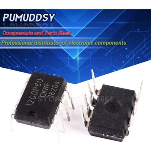 10PCS NCP1200P60 1200P60 DIP-8 IC