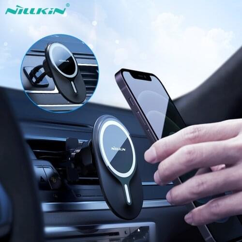 NILLKIN Car Phone Holder For iPhone 12 Pro Max Magnetic Phone Stand Air Vent Holder in Car For iPhone 11 Car Mount Phone Bracket