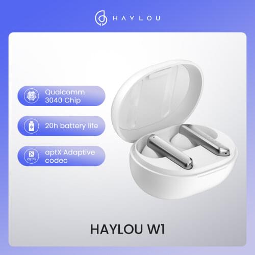 Haylou W1 QCC 3040 fone bluetooth 5.2 Wireless Earphones Apt-X/AAC Moving iron + Moving auriculares tws gamers headphone