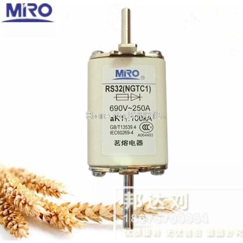 MRO Mingrong RS32-250A NGTC1 690 V/660 V Fast Fuse RS32 AR 250A-5PCS/LOT