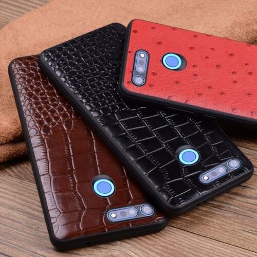 Luxury Genuine Leather Case For Huawei Honor V20 V10 10 Crocodile Pattern 360 Full Protect Back Cases For Honor 10 V20 V10